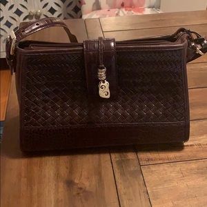 Brighton Purse Brown with Silver Hardware